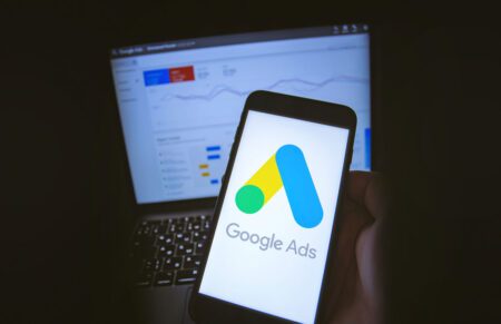 Google Ads on mobile screen