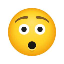 surprised emoji